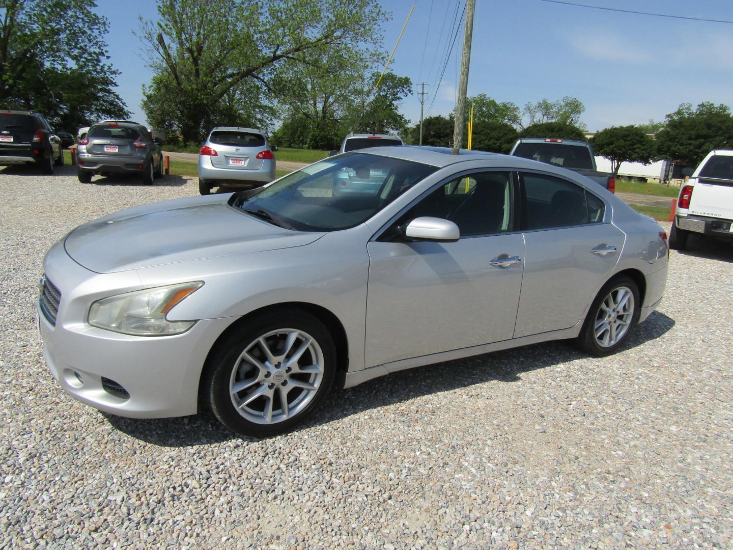 2011 Silver /Gray Nissan Maxima S (1N4AA5AP8BC) with an 3.5L V6 DOHC 24V engine, Automatic transmission, located at 15016 S Hwy 231, Midland City, AL, 36350, (334) 983-3001, 31.306210, -85.495277 - Photo#2